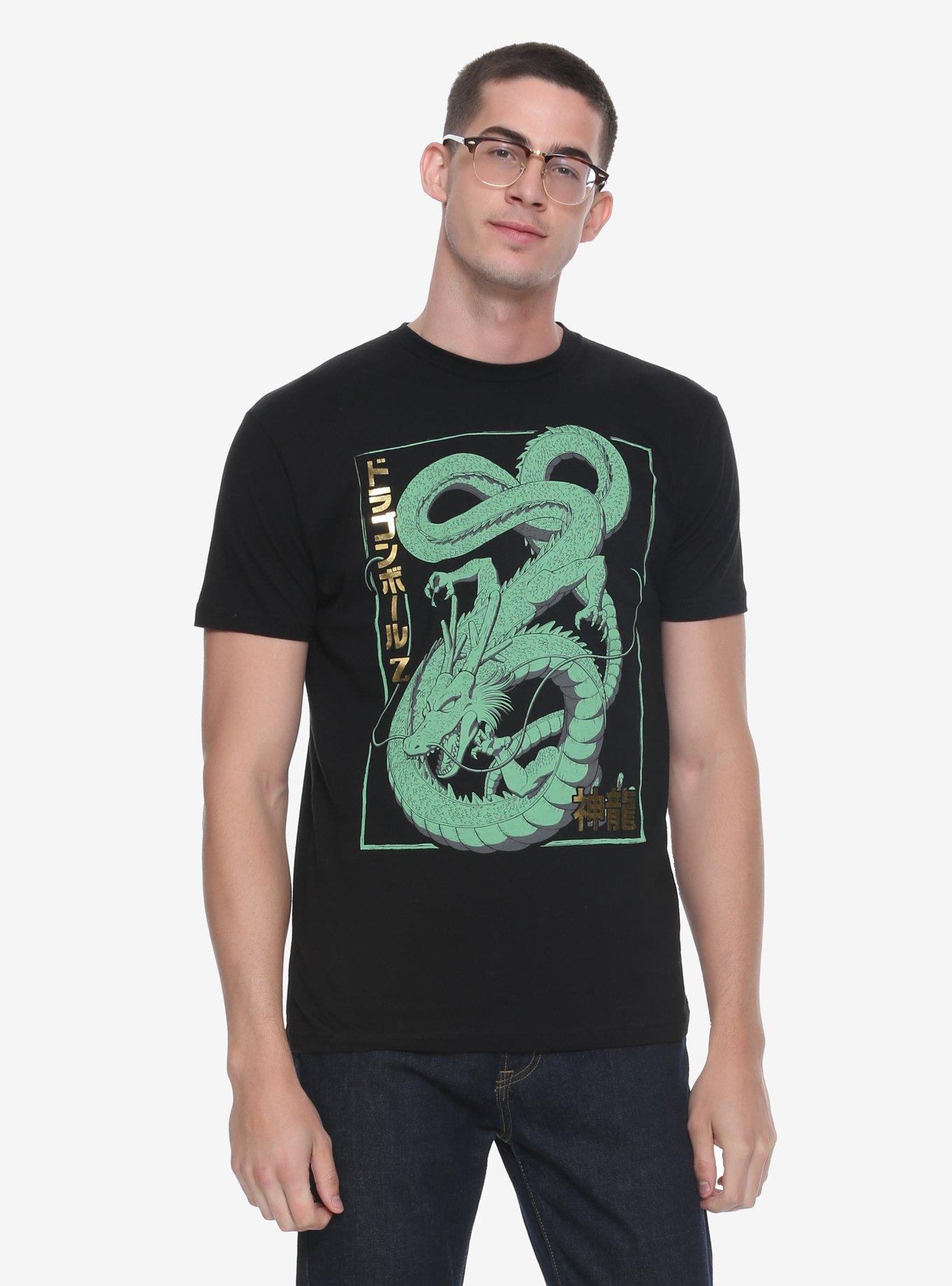 Dragon Ball Z Shenron Foil T-Shirt - BoxLunch Exclusive, BLACK, hi-res