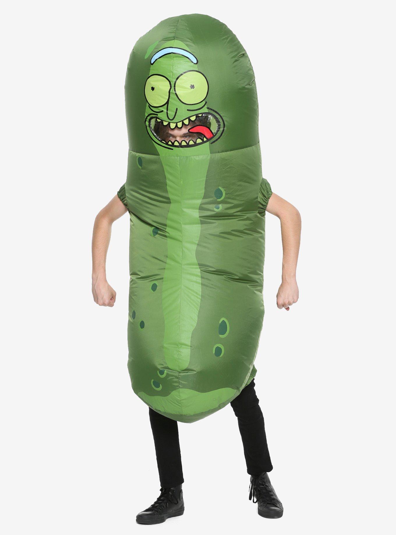 Rick And Morty Pickle Rick Inflatable Costume, , hi-res