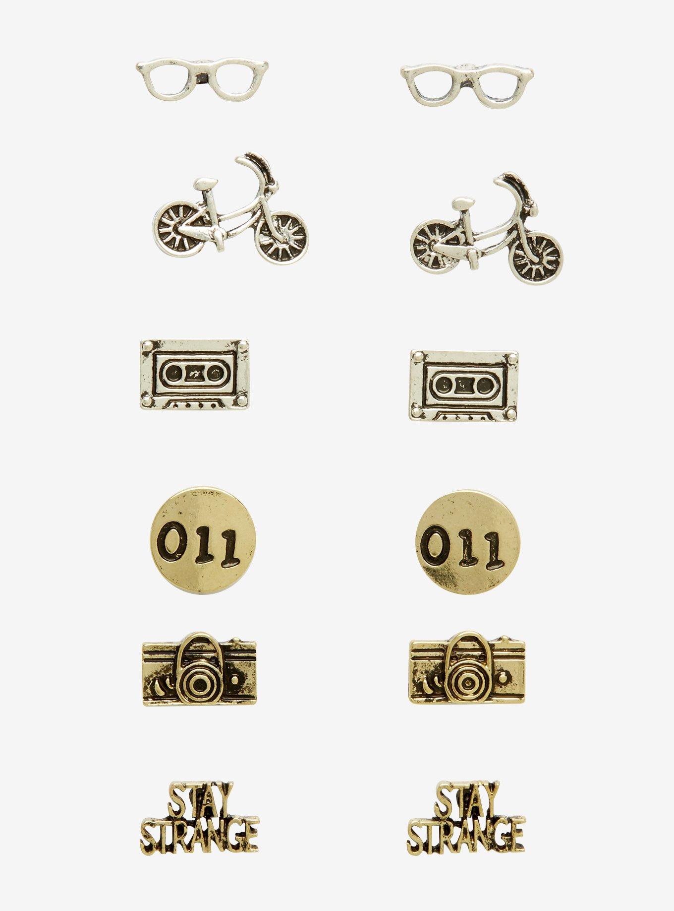 Loungefly Stranger Things Icons Earring Set, , hi-res