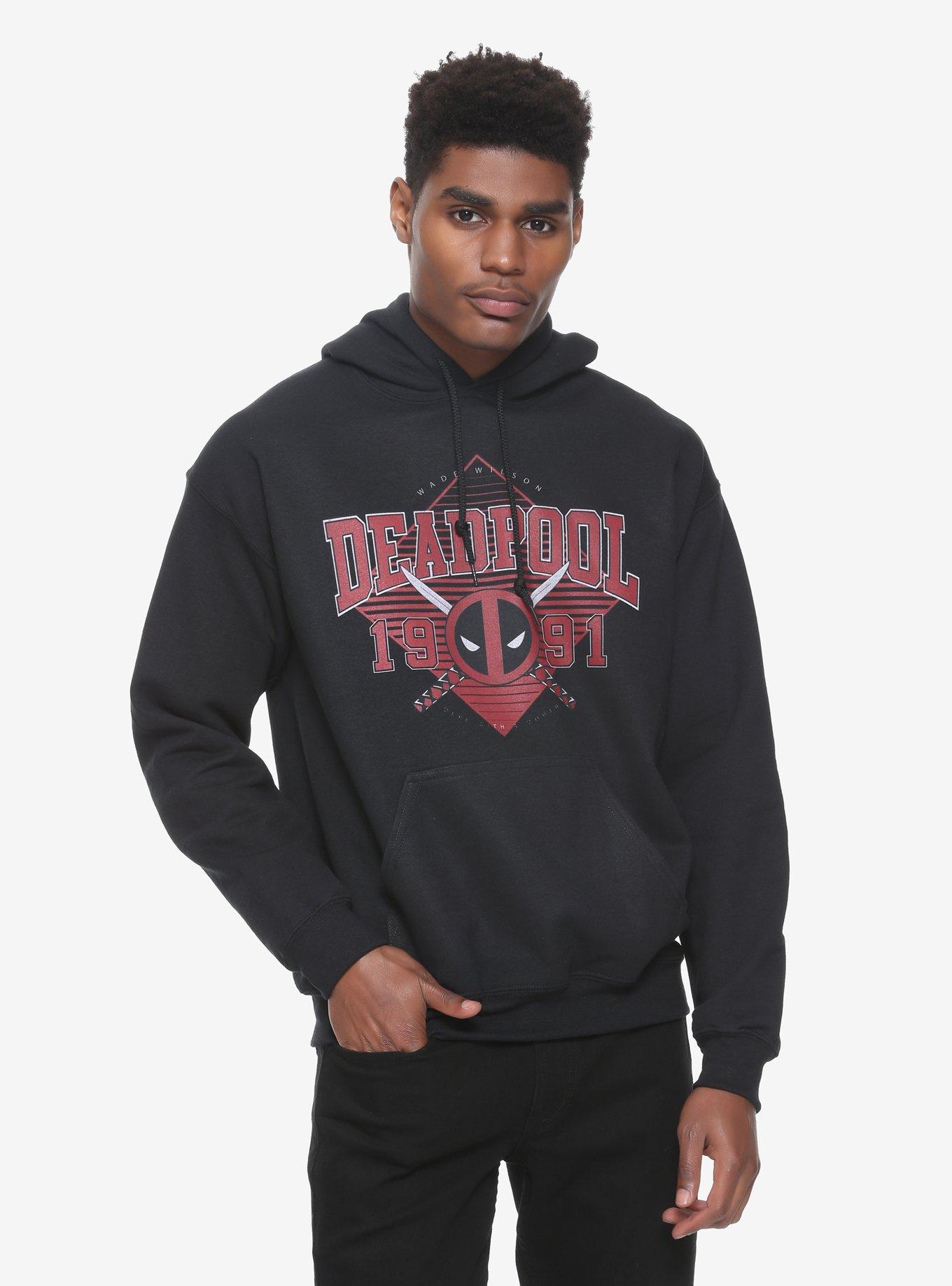 Hot topic 2025 deadpool hoodie