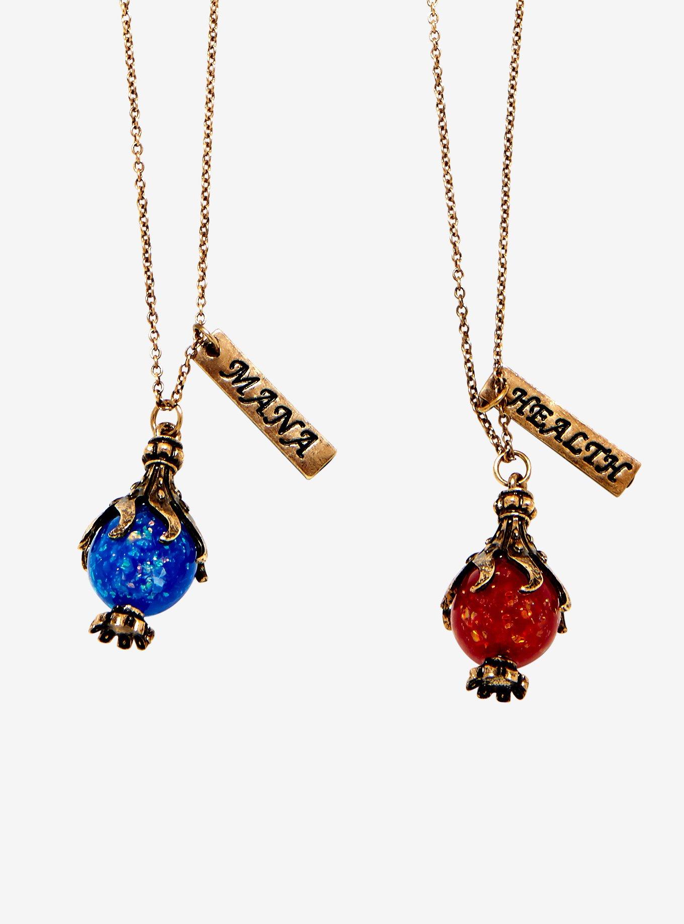Blackheart Health & Mana Best Friend Necklace Set, , hi-res