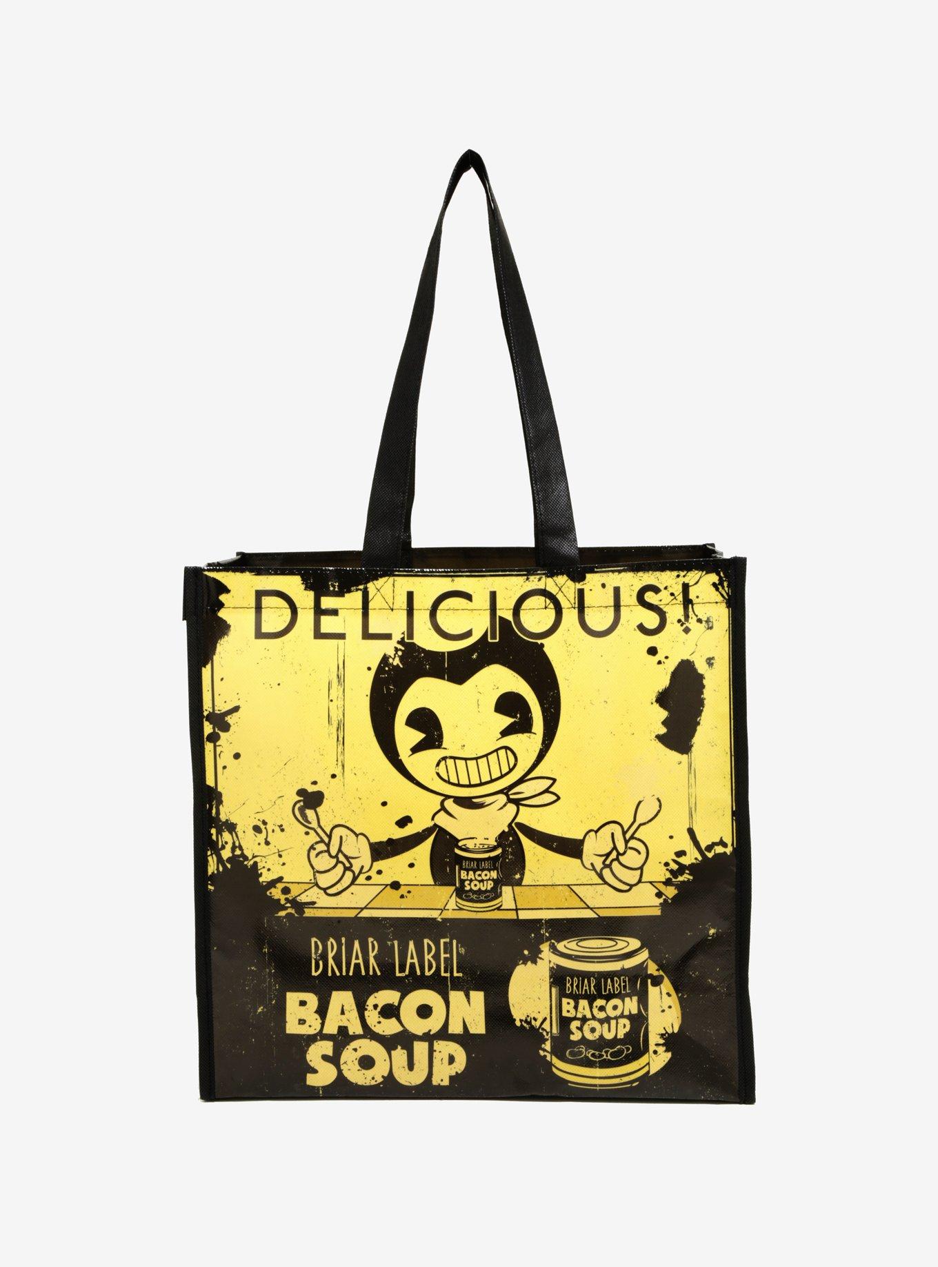 Bendy And The Ink Machine Briar Label Bacon Soup Reusable Tote Bag, , hi-res