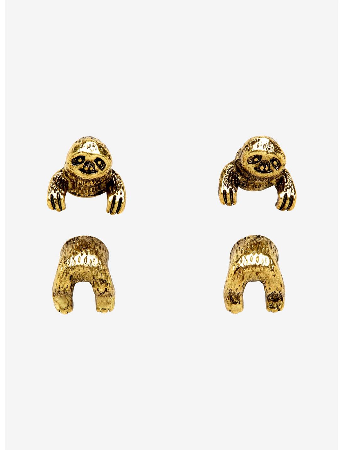 Sloth Tunnel Earrings, , hi-res