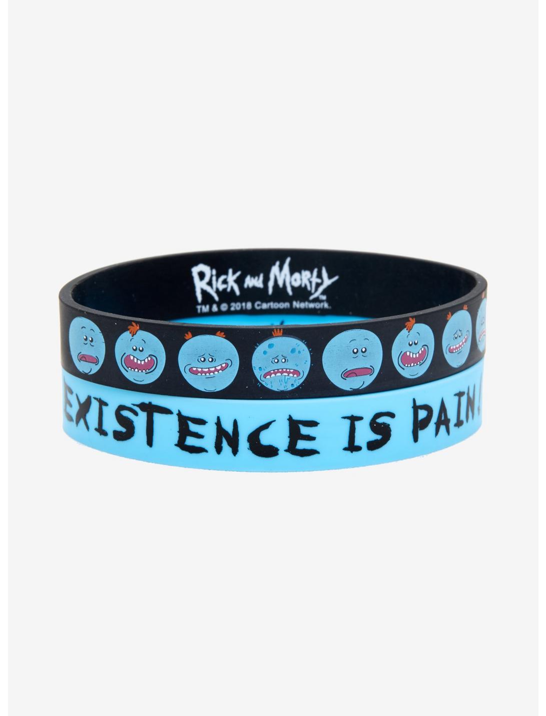 Rick And Morty Meseeks Rubber Bracelet Set, , hi-res
