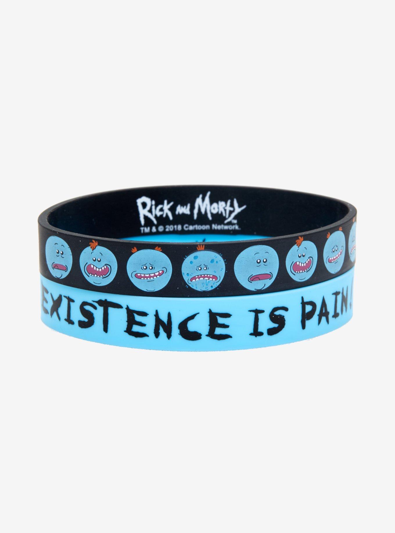 Rick And Morty Meseeks Rubber Bracelet Set, , hi-res