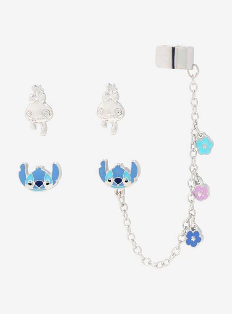 Hot Topic Disney Lilo & Stitch Ice Cream Flower Earring Set