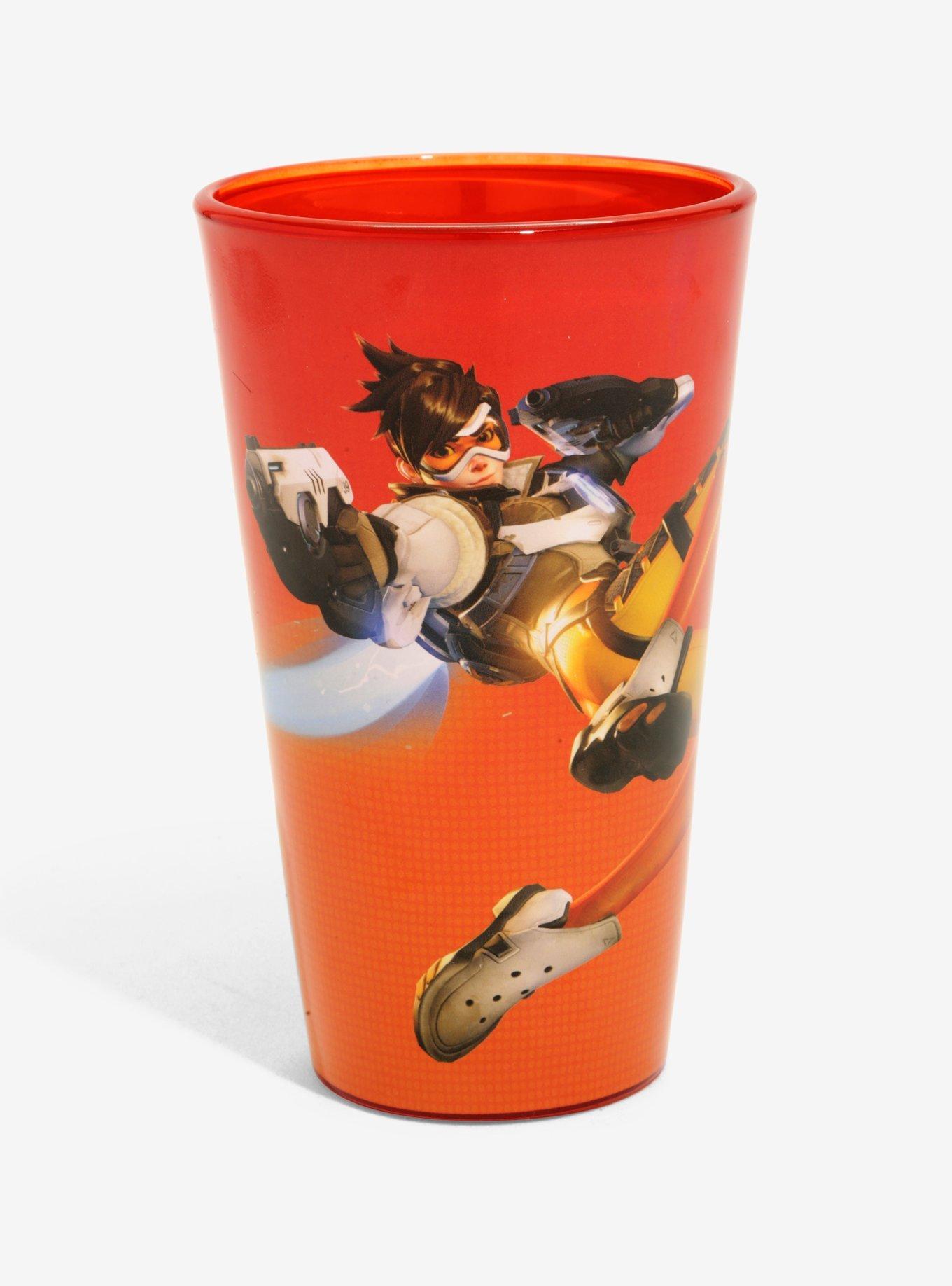 Overwatch Tracer Ombre Pint Glass, , hi-res