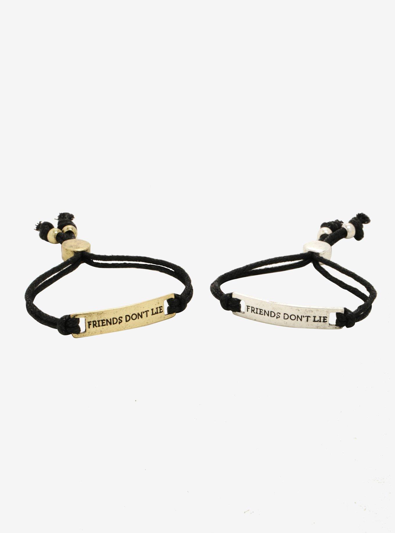 Loungefly Stranger Things Friends Don't Lie Bracelet Set | Hot Topic