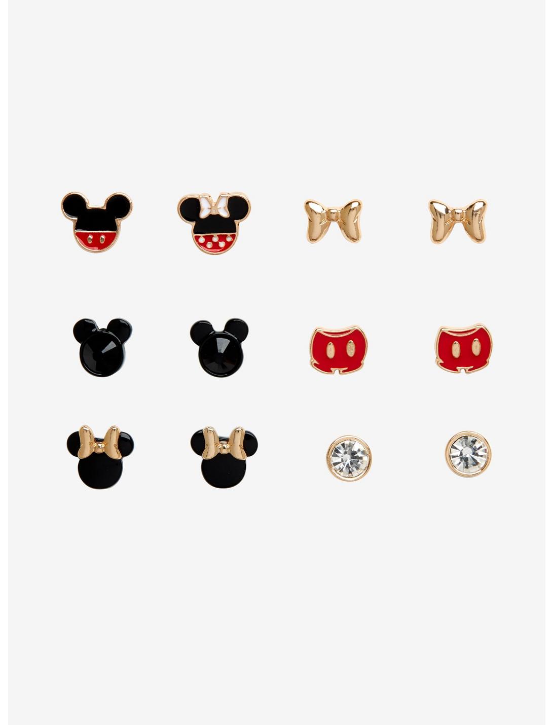 Disney Mickey & Minnie Earring Set, , hi-res