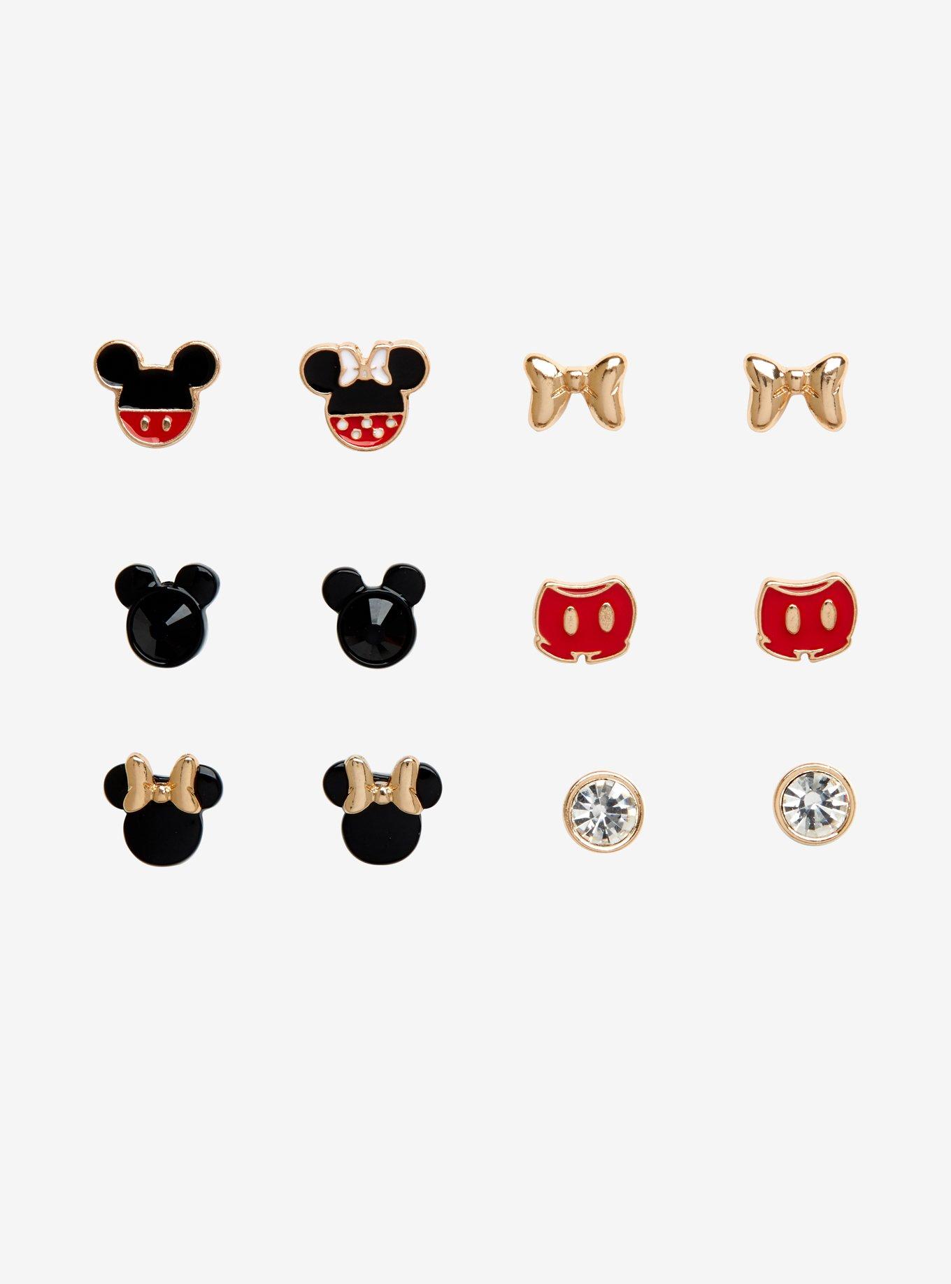 Disney Mickey & Minnie Earring Set, , hi-res