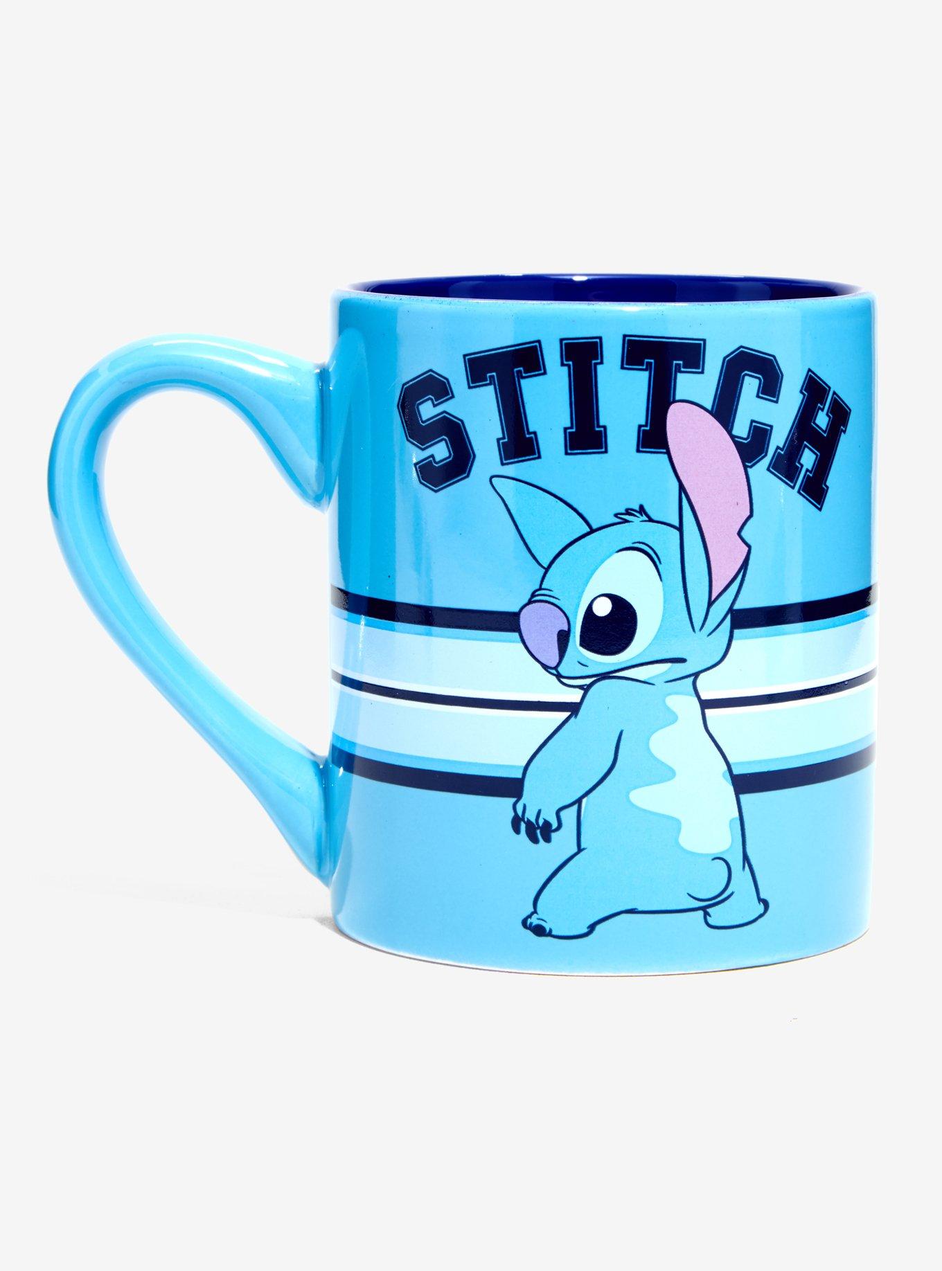 Disney Lilo & Stitch Blue Stripe Mug, , hi-res