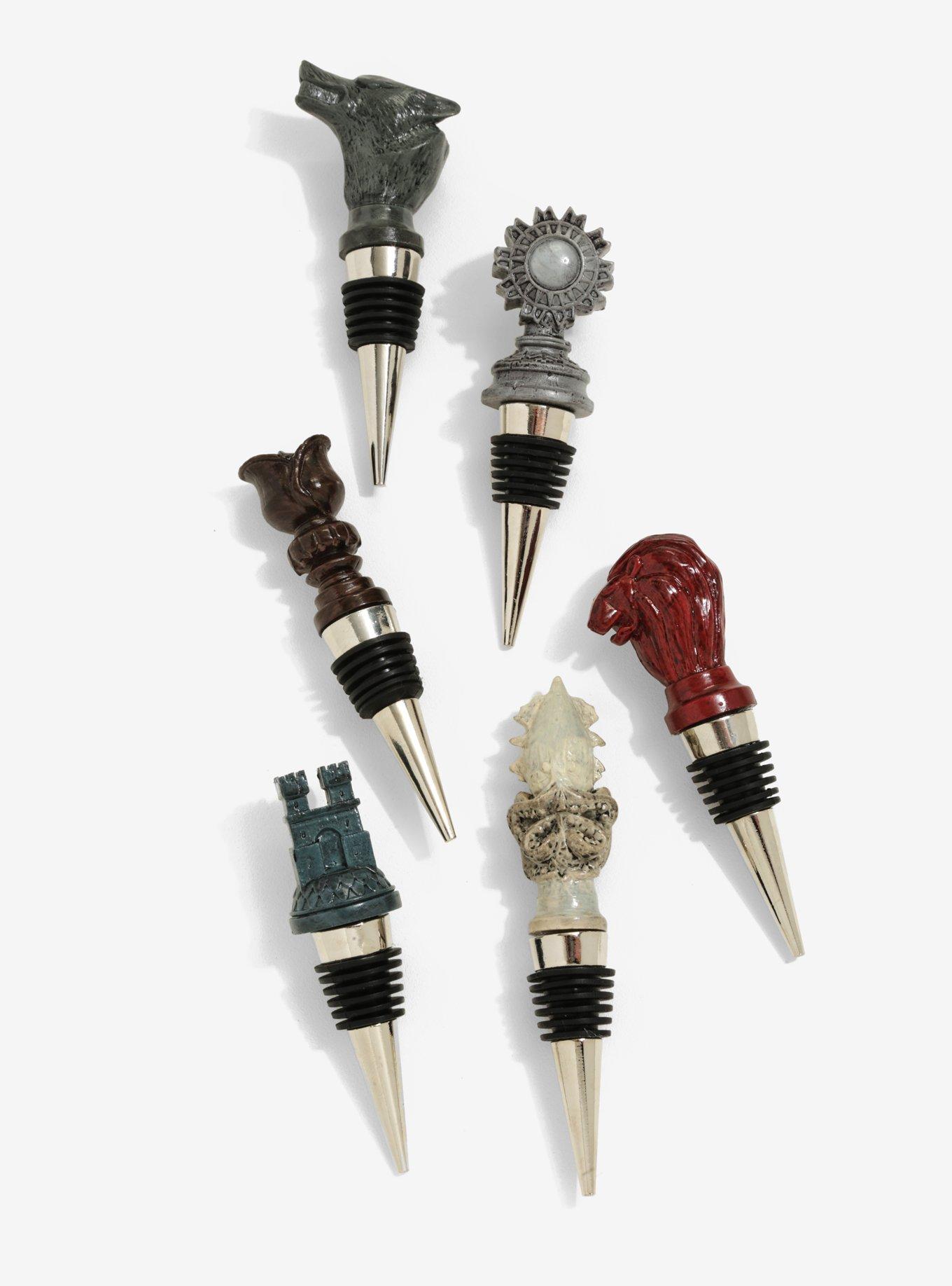 Game Of Thrones House Sigils Wine Stopper Set, , hi-res