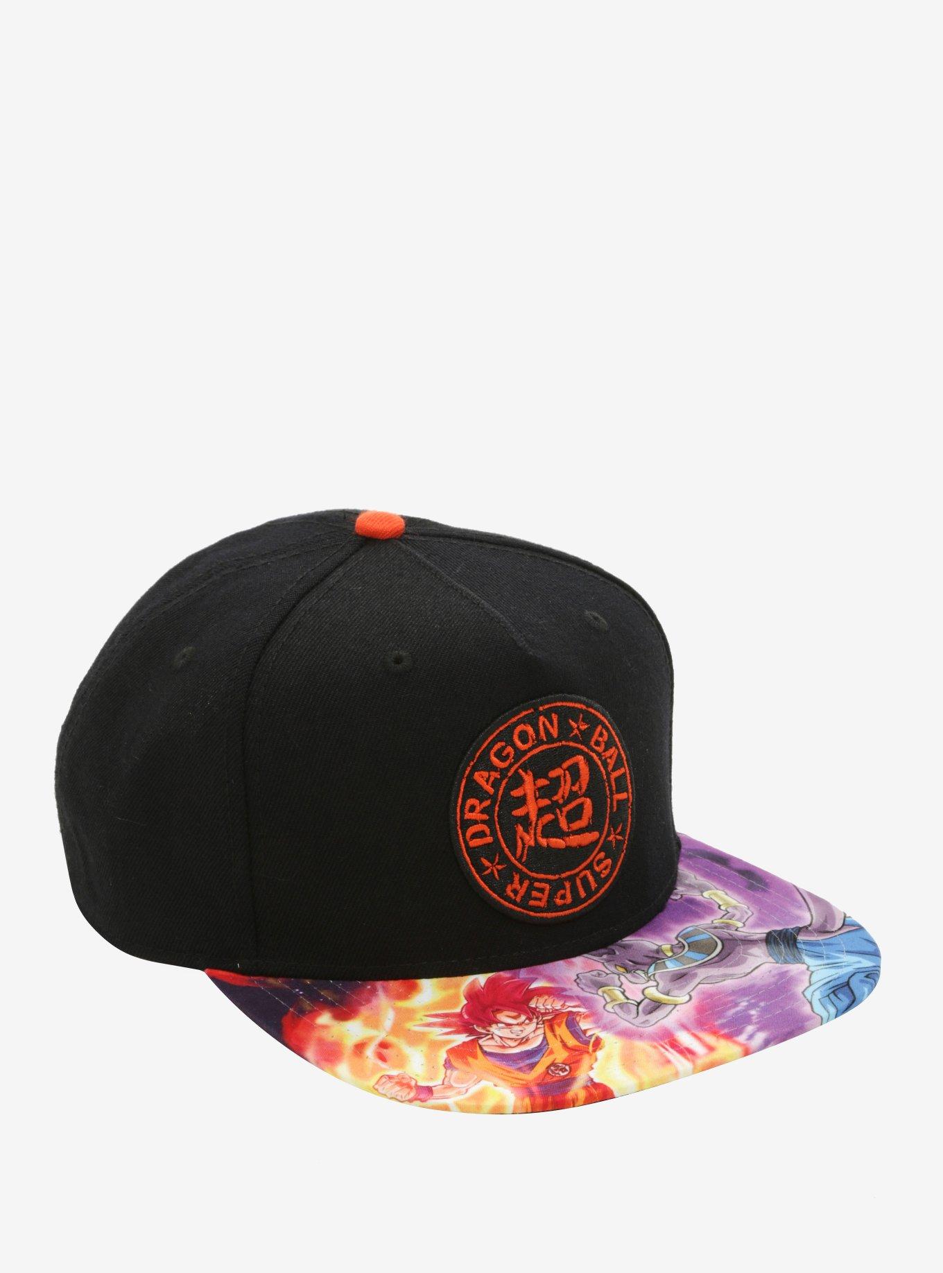 Dragon Ball Super Goku Beerus Snapback Hat Hot Topic