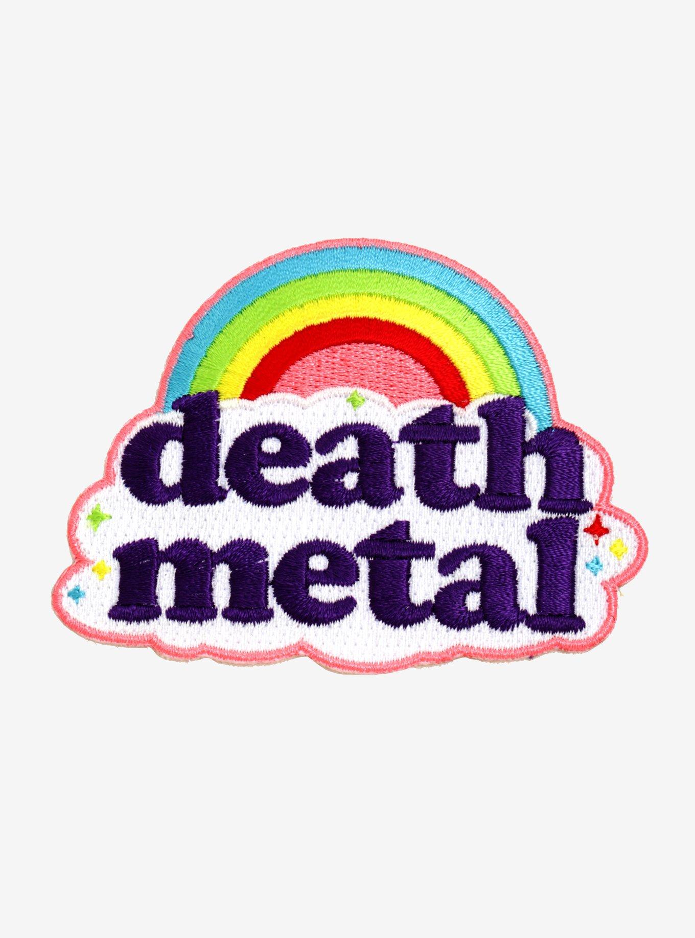 Death Metal Rainbow Patch, , hi-res