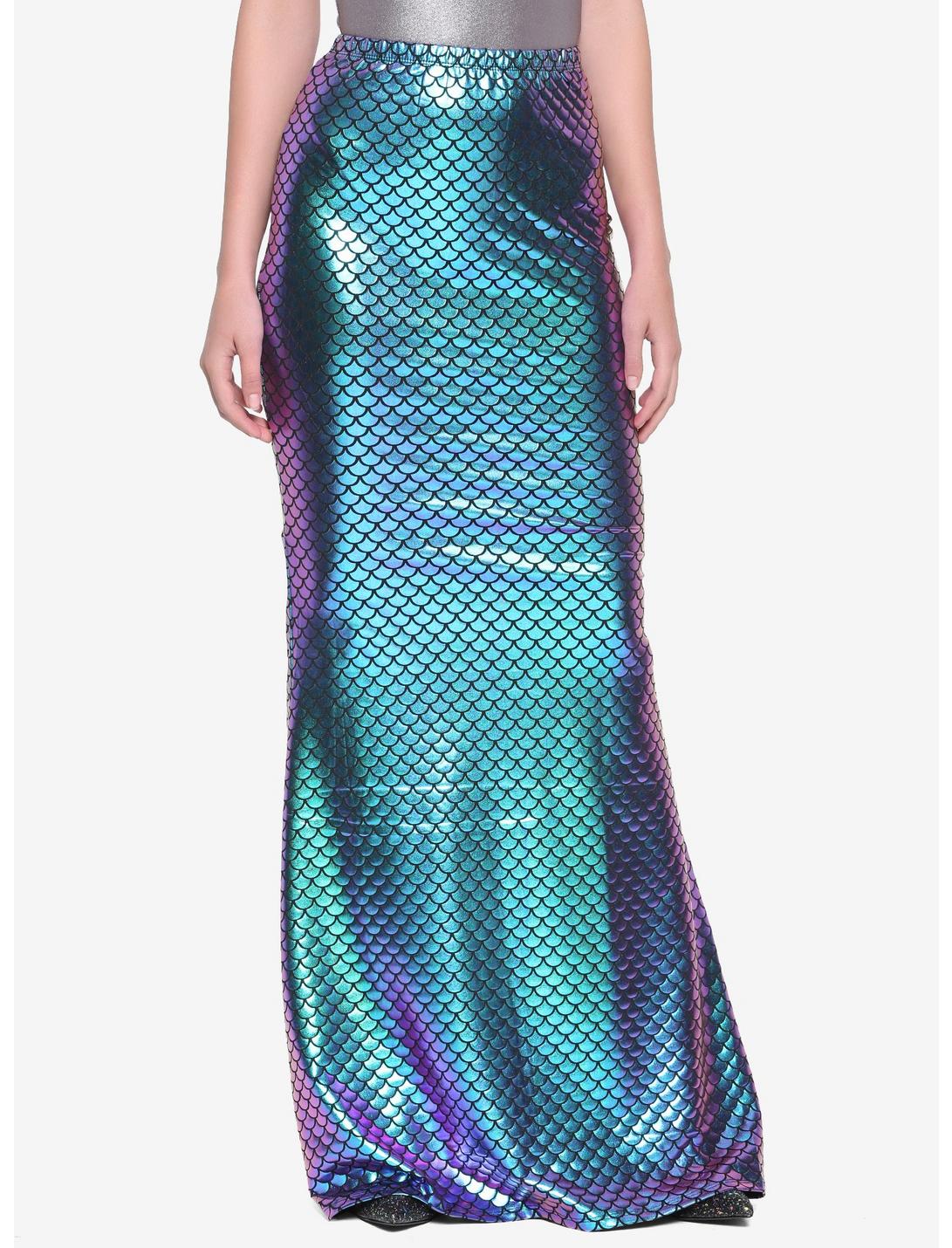Iridescent Scale Mermaid Skirt, MULTI, hi-res