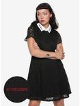 Riverdale Veronica Lodge Black Lace Dress Hot Topic Exclusive, BLACK, hi-res