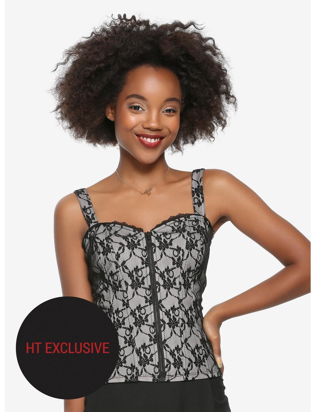 Riverdale Dark Betty Bustier Hot Topic Exclusive, BLACK, hi-res