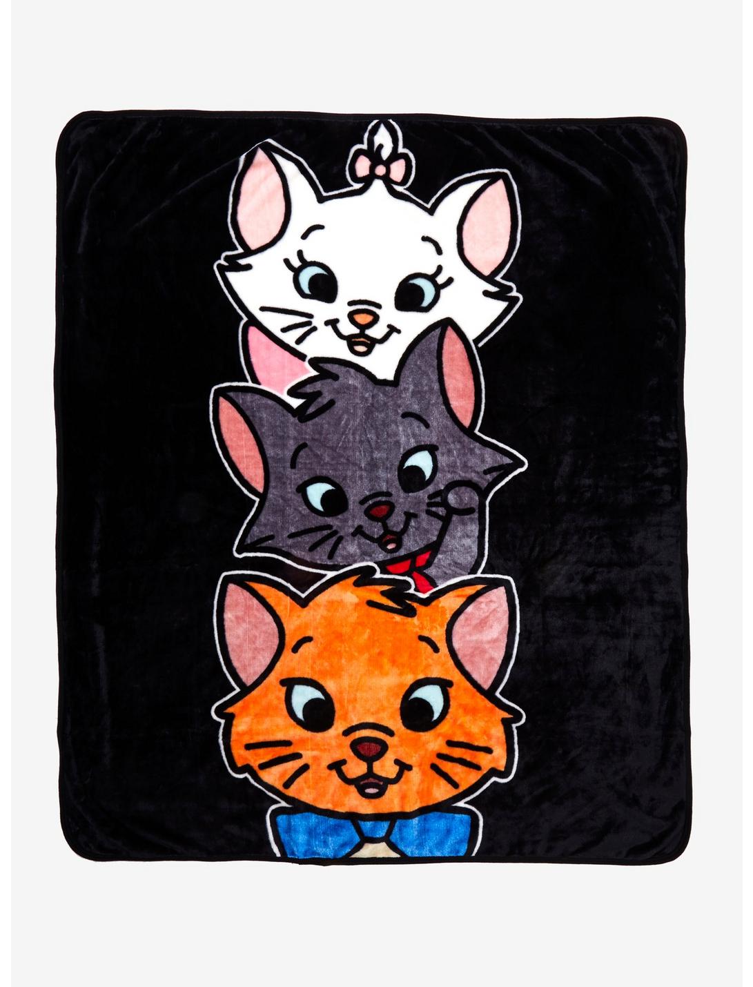 Disney Aristocats Stacked Kittens Throw Blanket, , hi-res