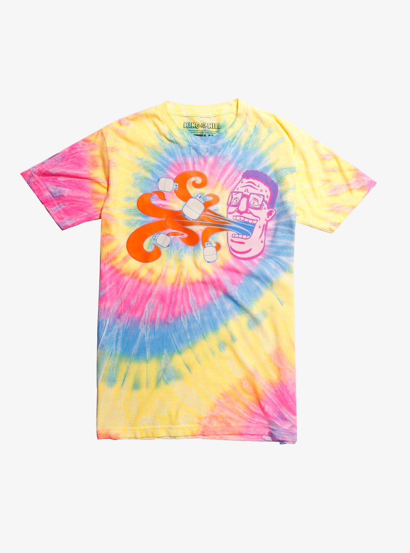King Of The Hill Hank Tie-Dye T-Shirt Hot Topic Exclusive, TIE DYE, hi-res