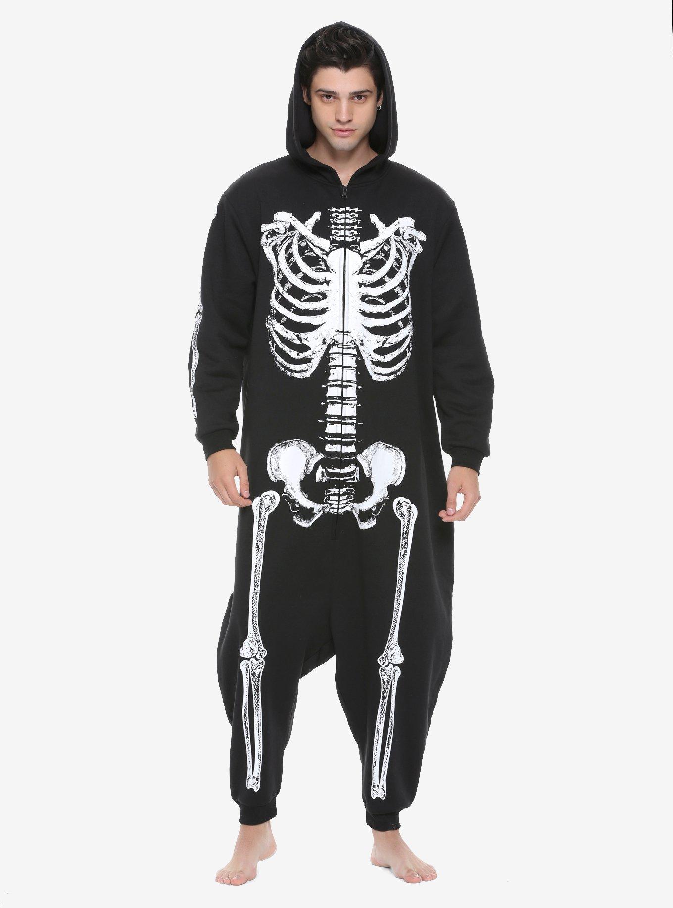 Skeleton Union Suit, , hi-res
