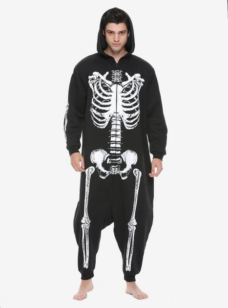 Skeleton Union Suit | Hot Topic