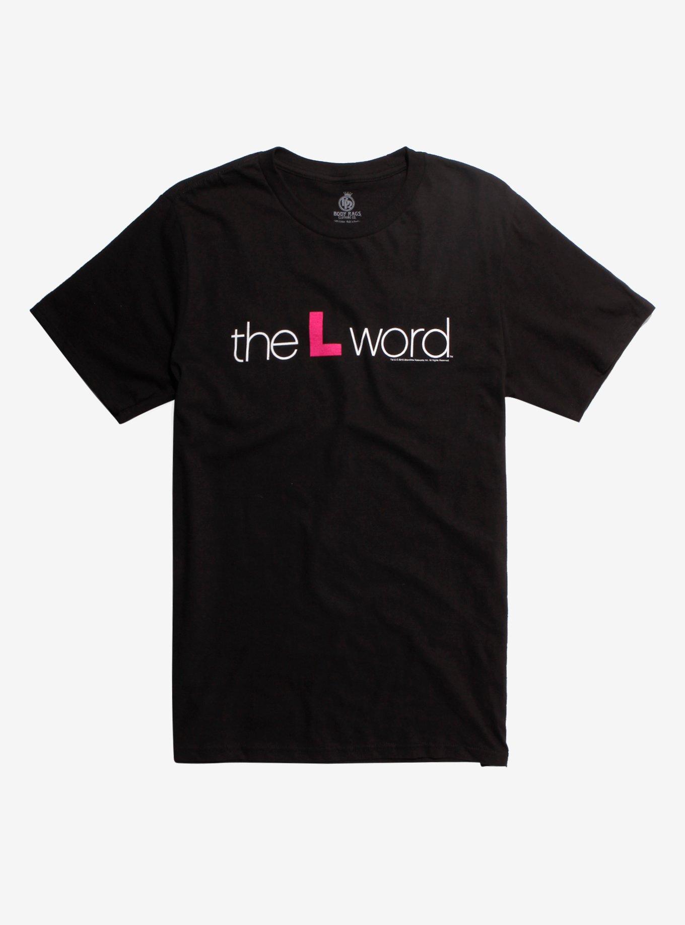 The L Word Logo T-Shirt Hot Topic Exclusive, BLACK, hi-res