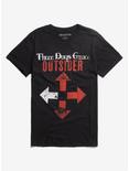 Three Days Grace Outsider Arrow T-Shirt, BLACK, hi-res