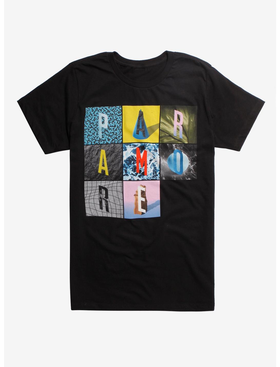 Paramore Squares T-Shirt, BLACK, hi-res