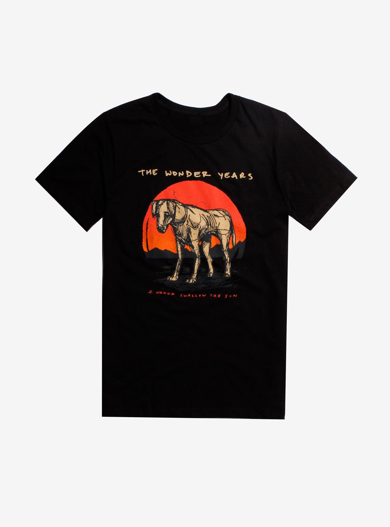 The Wonder Years Sister Cities Sad Dog T-Shirt, BLACK, hi-res