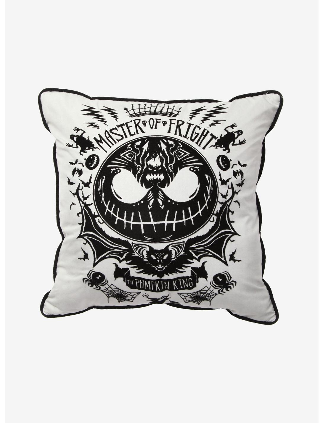 The Nightmare Before Christmas Master Of Fright Flocked Throw Pillow, , hi-res