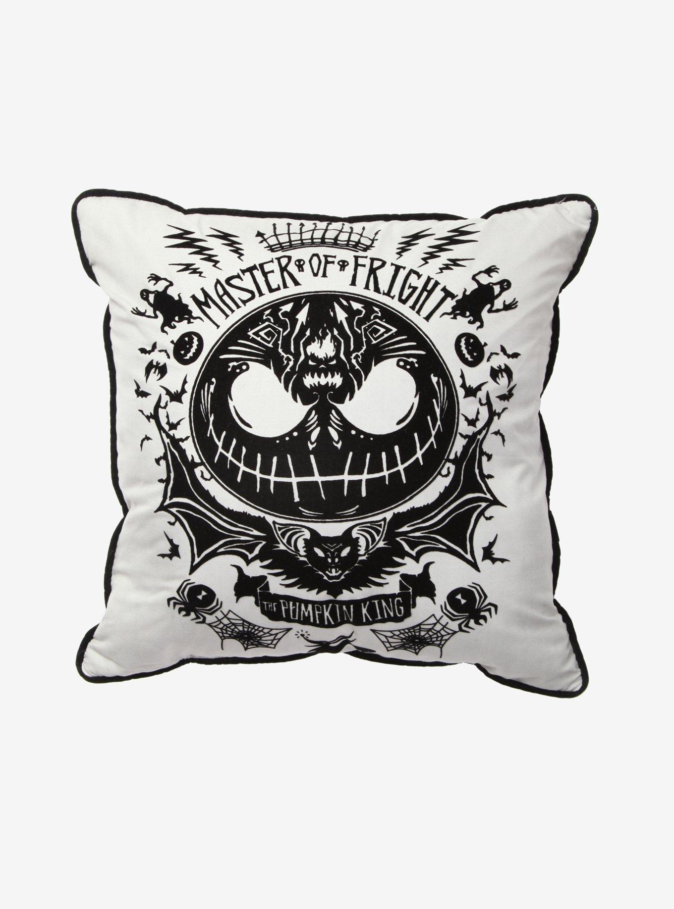 The Nightmare Before Christmas Master Of Fright Flocked Throw Pillow, , hi-res