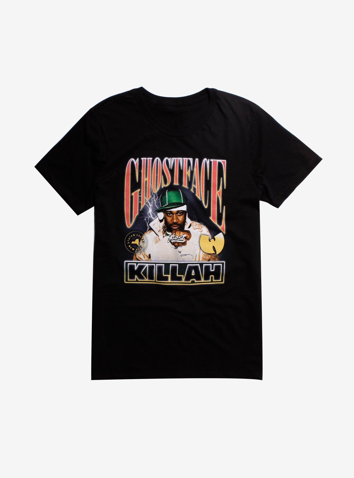 Ghostface Killah Lightening Photo T-Shirt, BLACK, hi-res