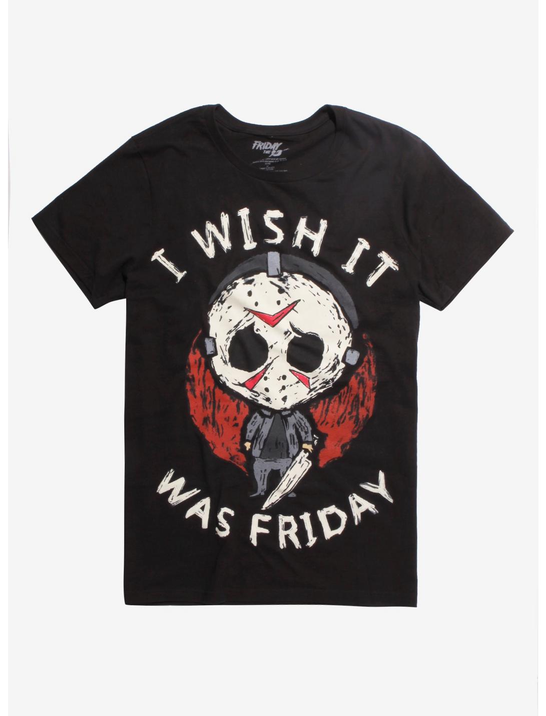 Friday The 13th Jason Wish T-Shirt, BLACK, hi-res