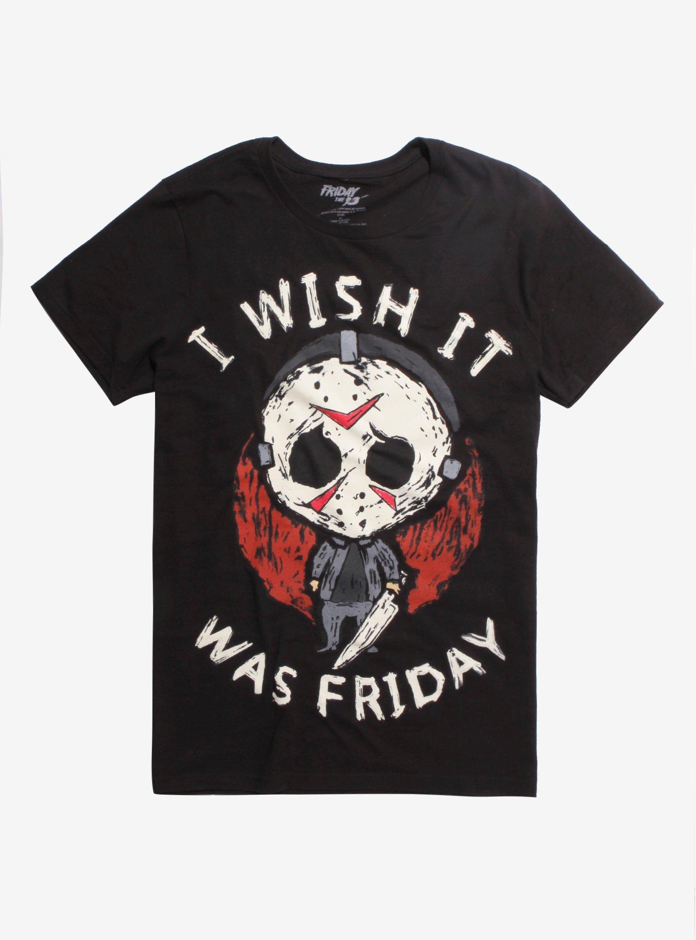 Friday The 13th Jason Wish T-Shirt, BLACK, hi-res