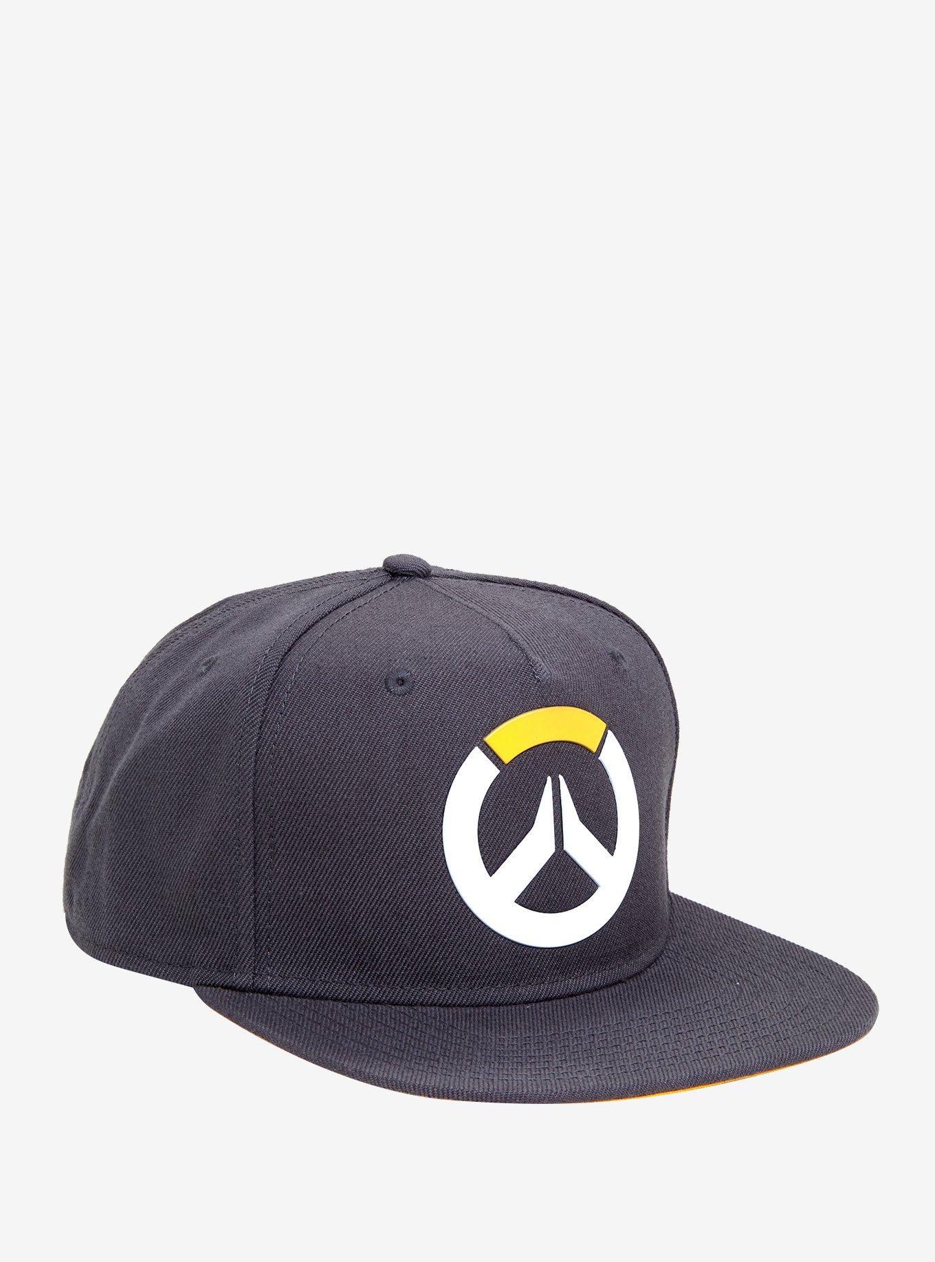 Overwatch Grey Snapback Hat, , hi-res