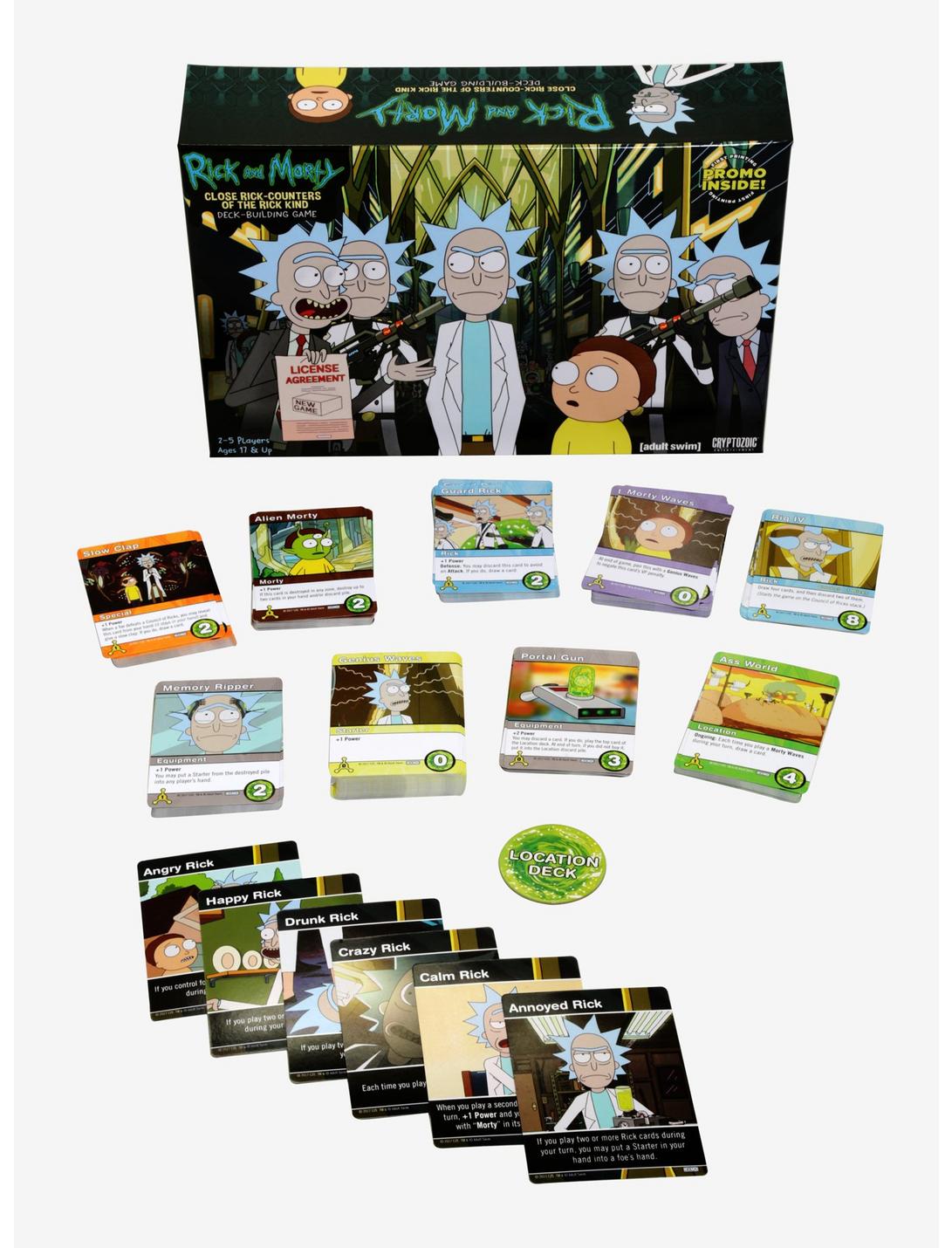 Rick And Morty Close Rick-Counters Of The Rick Kind Deck-Building Game - BoxLunch Exclusive, , hi-res