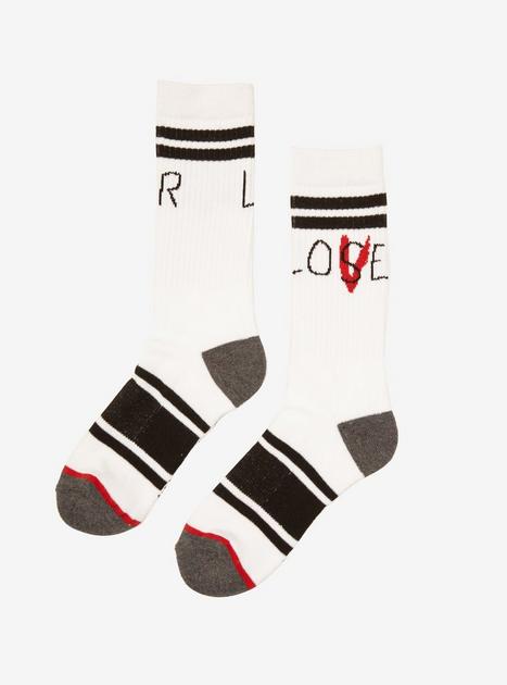 IT Loser Lover Crew Socks | Hot Topic