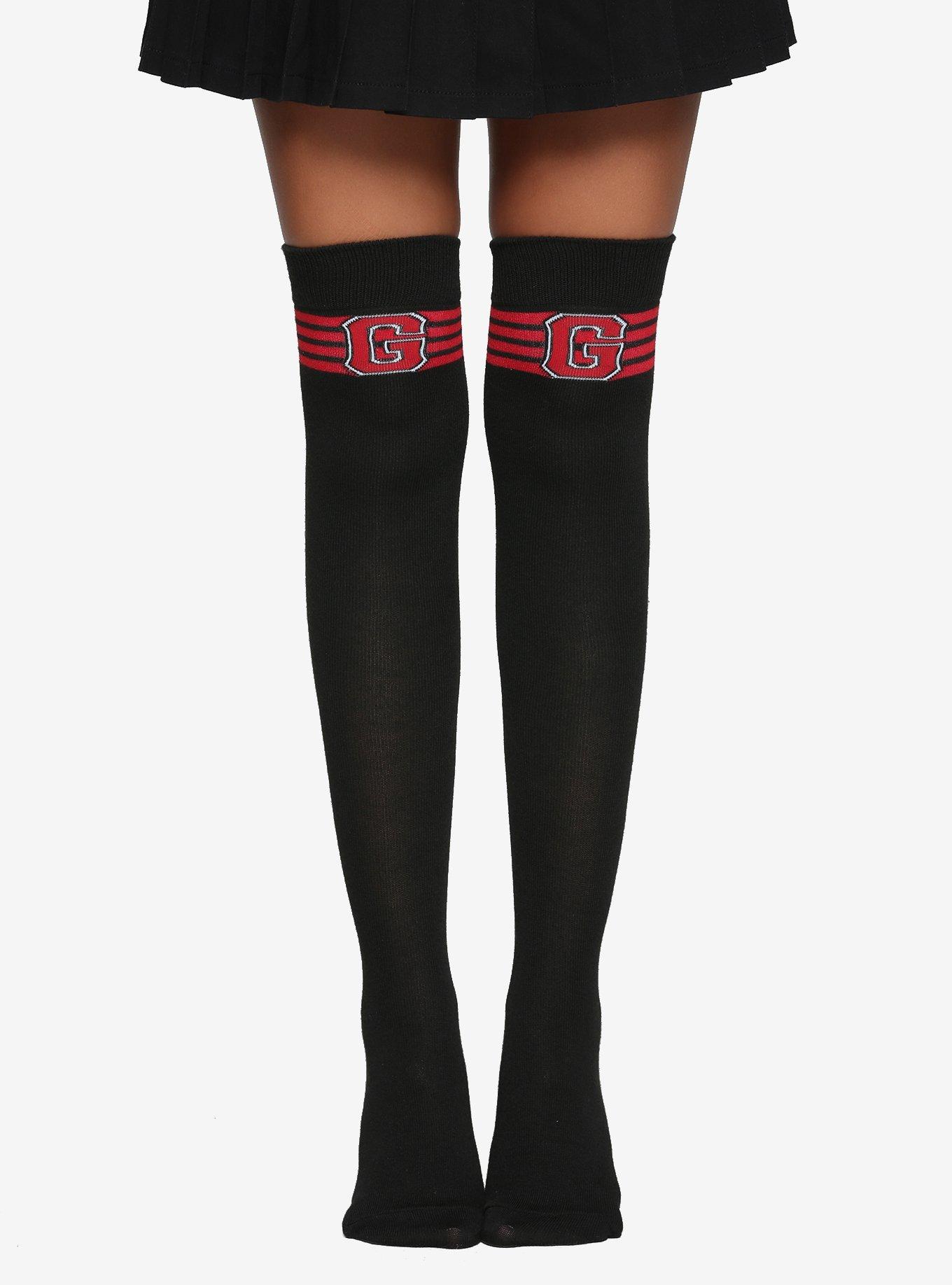 Harry Potter Gryffindor Varsity Letter Over-The-Knee Socks, , hi-res