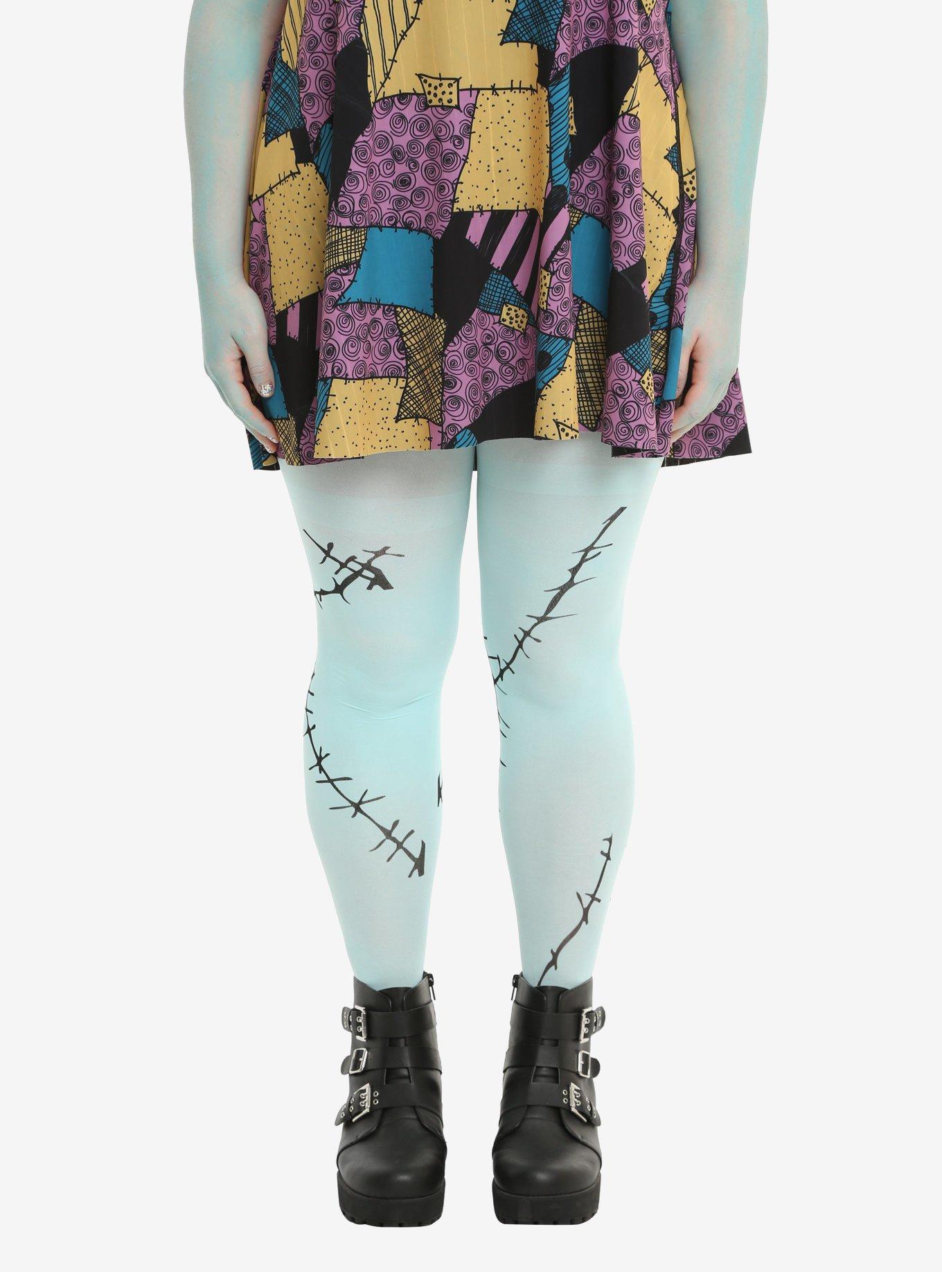 Hot Topic Social Collision Winged Skull Leggings Plus