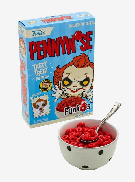 Funko IT FunkO's Cereal With Pocket Pop! Pennywise Cereal Hot Topic ...