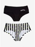 Beetlejuice Striped Hipster Panty Set, BLACK-WHITE, hi-res