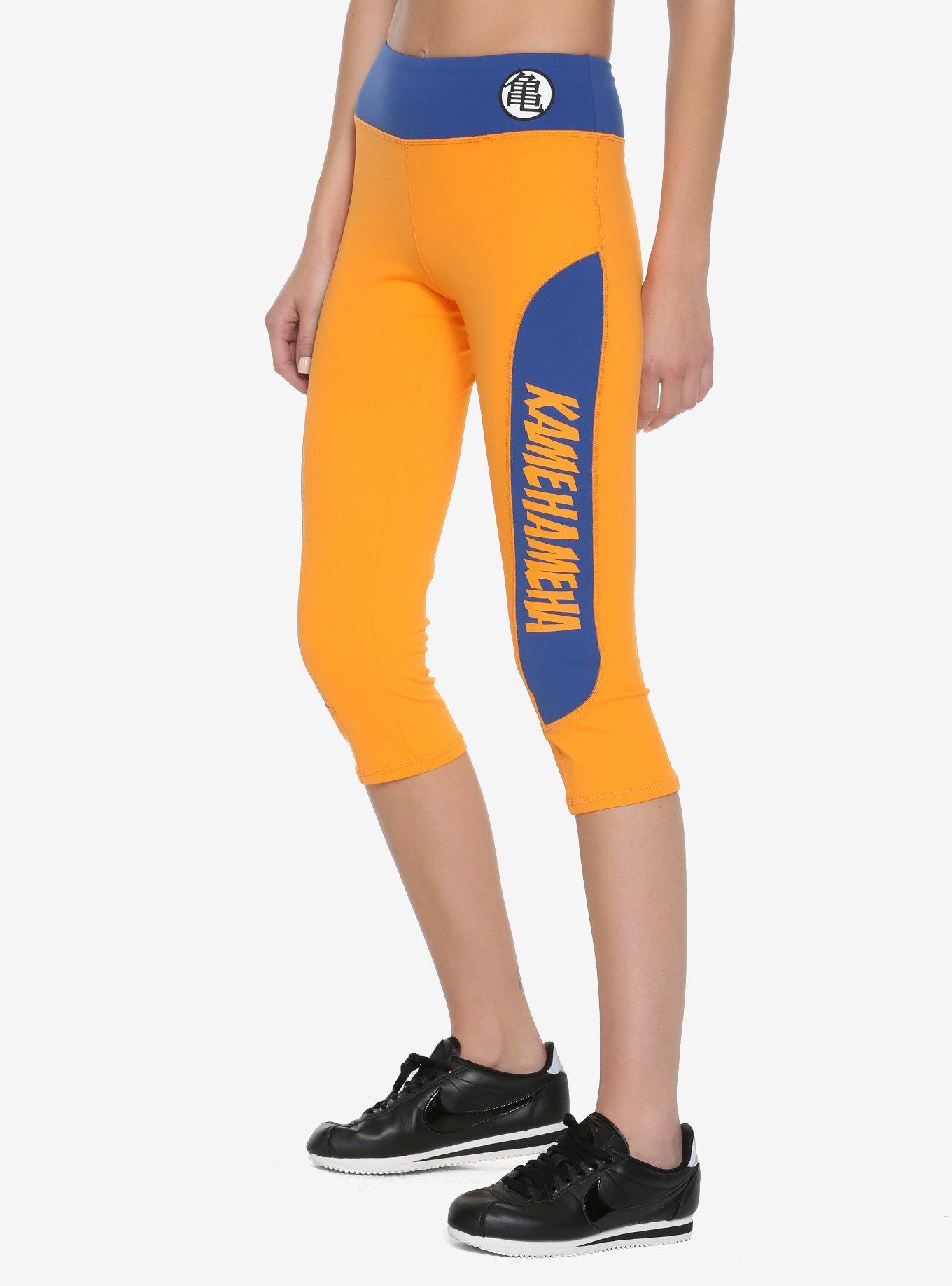 Dragon Ball Z Kamehameha Girls Active Capris, ORANGE, hi-res