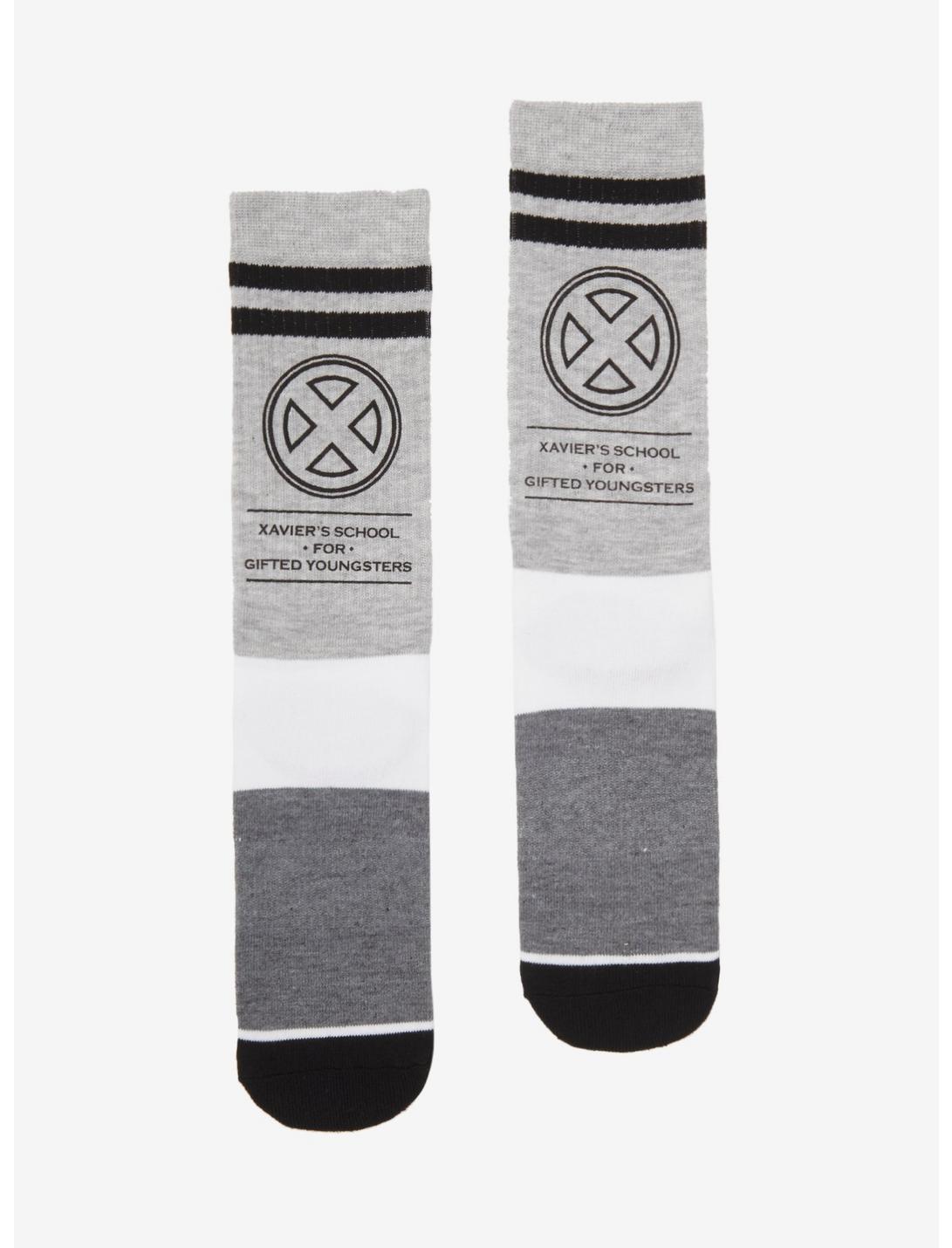 Marvel X-Men Xavier School Stripe Socks, , hi-res