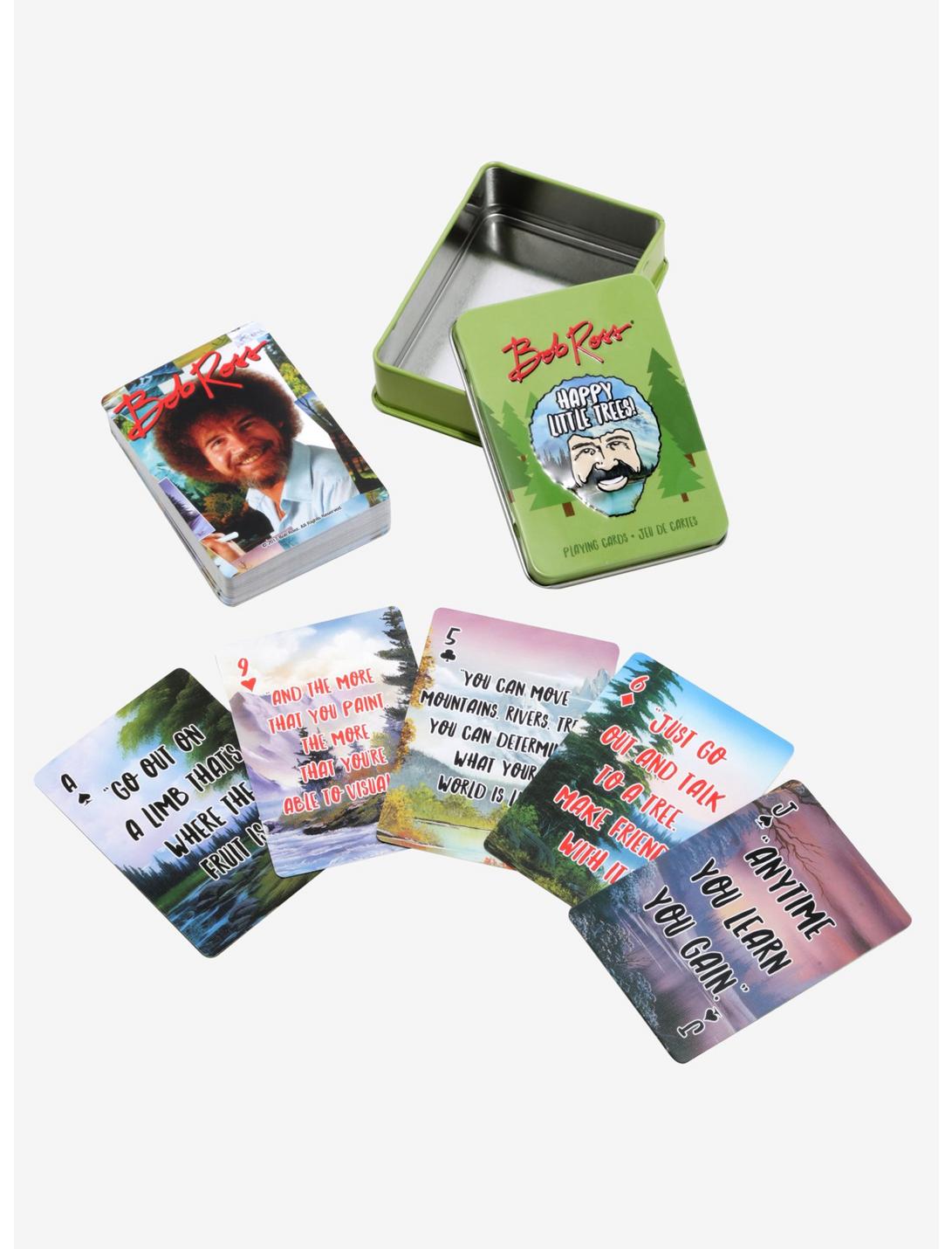 Bob Ross Playing Cards In A Tin, , hi-res