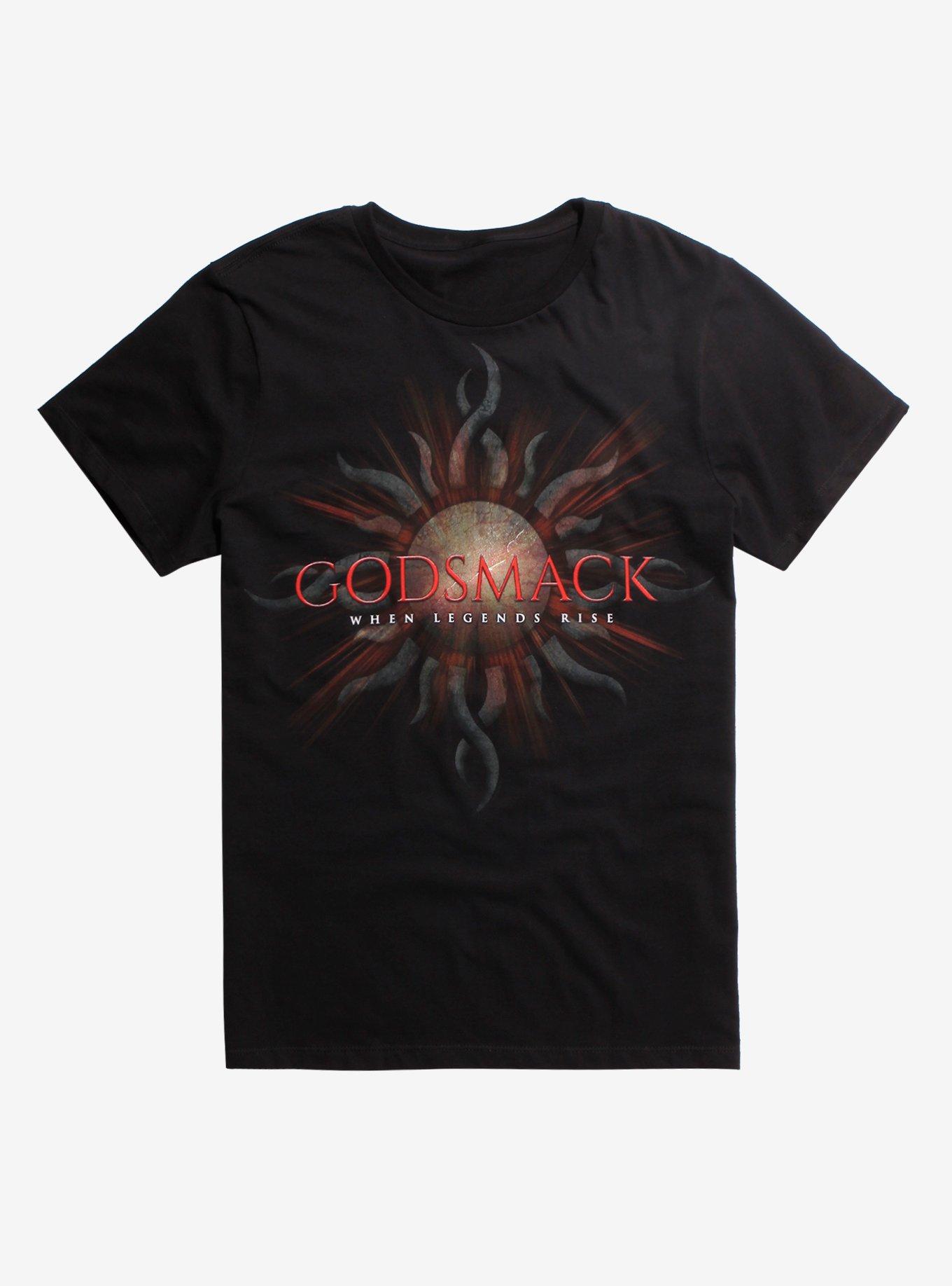 Godsmack When Legends Rise T-Shirt, BLACK, hi-res