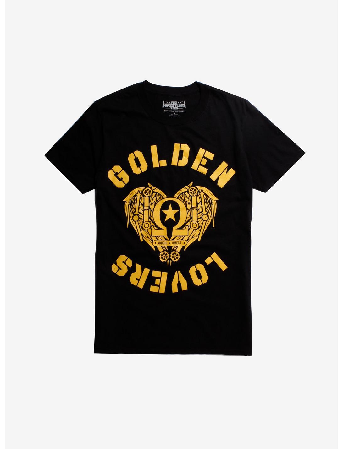 Golden Lovers Tag Team T-Shirt Hot Topic Exclusive, BLACK, hi-res