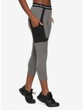 Her Universe Tomb Raider Shadow Of The Tomb Raider Girls Active Capris, GREY, hi-res