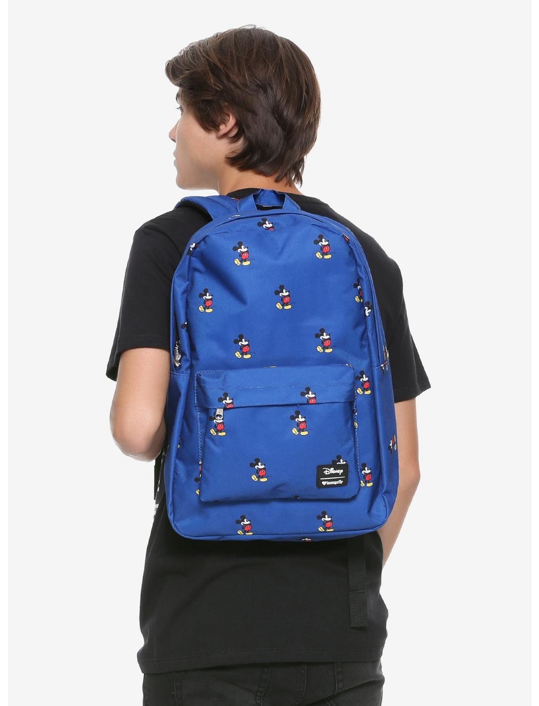 Loungefly Disney Mickey Mouse Classic Blue Backpack, , hi-res
