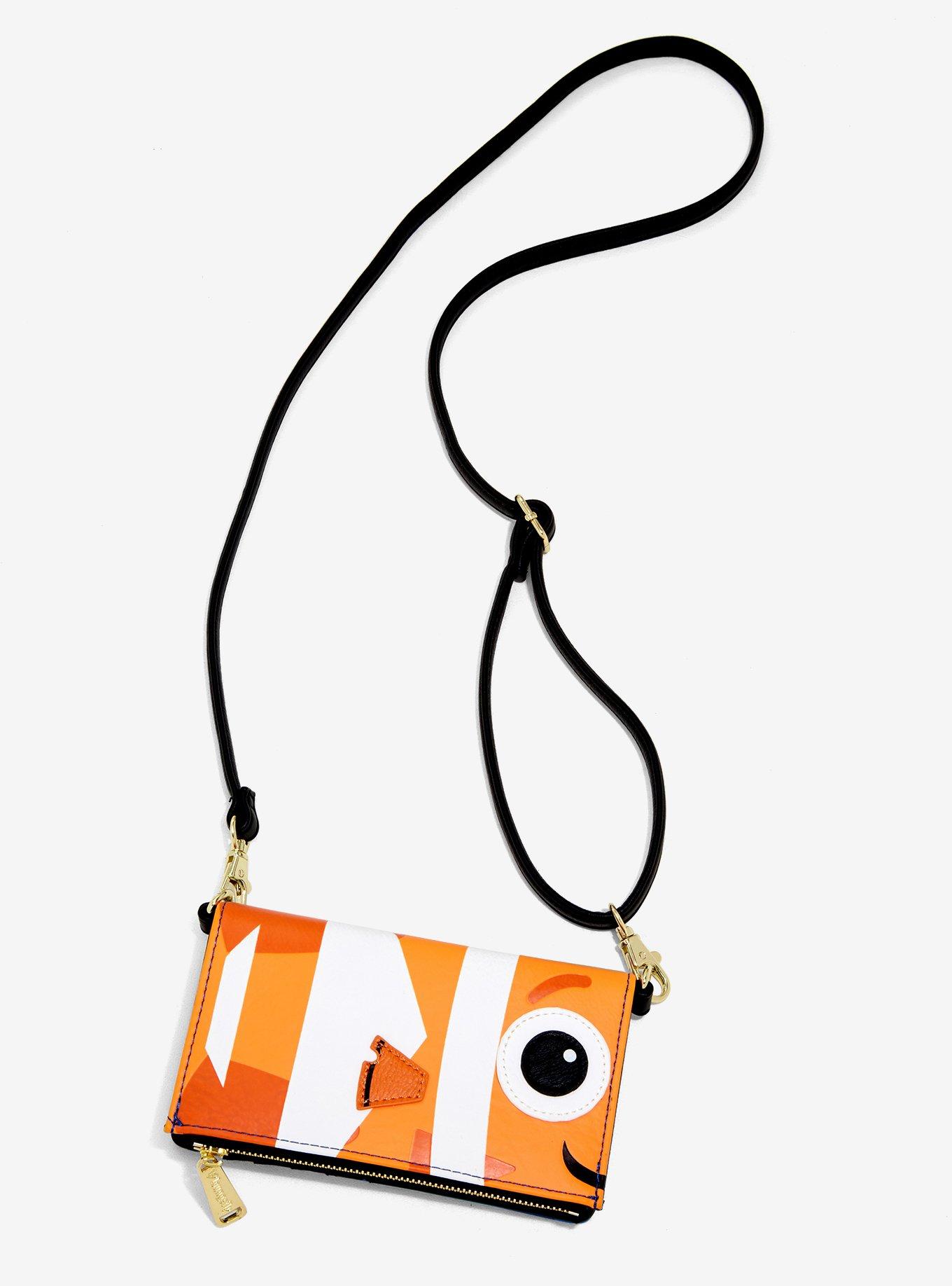 Loungefly Disney Pixar Finding Nemo Dory & Nemo Crossbody Wallet, , hi-res