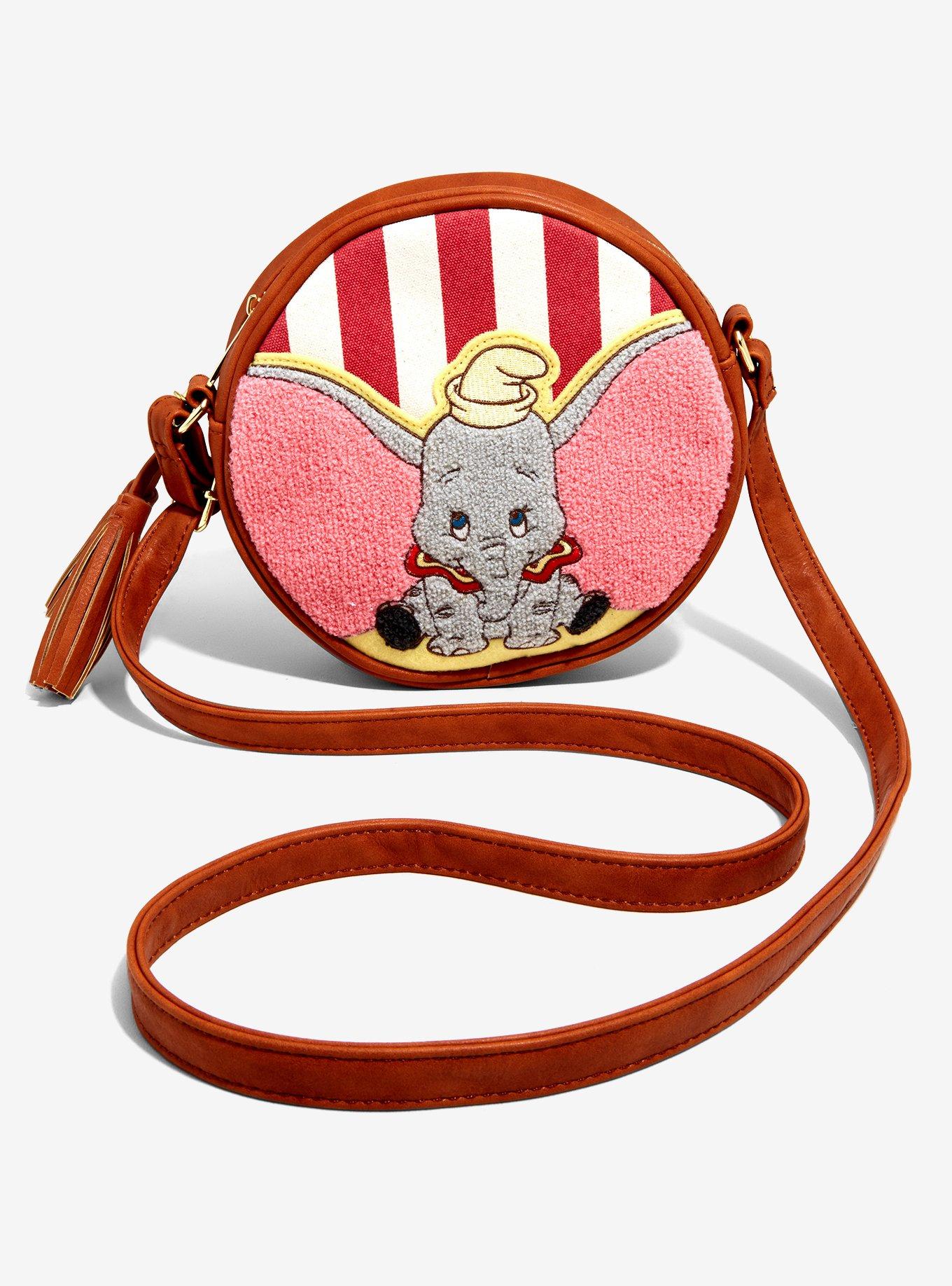 Loungefly Disney Dumbo Striped Crossbody Bag Hot Topic